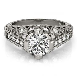 1.25 ctw VS/SI Diamond Ring 14K White Gold - REF-271X3R - SKU:25160