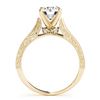 Image 2 : 1.21 ctw VS/SI Diamond Solitaire Ring 14K Yellow Gold - REF-267M2F - SKU:25207
