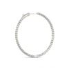 Image 3 : 5.25 ctw Diamond VS/SI 45 mm Hoop Earrings 14K White Gold - REF-279V2Y - SKU:29122