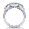 Image 3 : 2.25 ctw VS/SI Diamond 3 Stone Ring 18K White Gold - REF-260R5K - SKU:32696