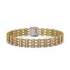 Image 3 : 24.91 ctw Morganite & Diamond Bracelet 14K Yellow Gold - REF-342R5K - SKU:45949