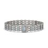 Image 1 : 26.02 ctw Sky Topaz & Diamond Bracelet 14K White Gold - REF-223Y5X - SKU:45965