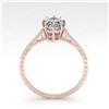 Image 3 : 1.0 ctw VS/SI Oval Diamond Solitaire Ring 14K Rose Gold - REF-274V4Y - SKU:29594