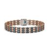Image 3 : 26.02 ctw London Topaz & Diamond Bracelet 14K Rose Gold - REF-254N2A - SKU:45972
