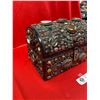 Image 2 : Very Nicely Made Jewelry Box Covered in Stones. Unusual and Nice Box