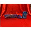 Image 1 : Richard Petty Number 43 Cupholder. Styrofoam Plus a Richard Petty Semi Truck and Trailer