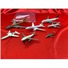 Image 2 : Lot Vintage Metal Airplanes Different Airlines