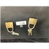 Image 2 : a Pair of Vintage Locks with Keys