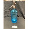 Image 1 : Cross & Company Vancouver BC Blue Seltzer Bottle