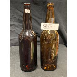 2 Early Vancouver Breweries Nicely Embossed Bottles