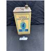 Image 1 : Superlow Cream Separator Oil 1 Gallon Tin Standard Oil Company Indiana Tin