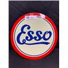 Image 2 : A Nice Round 11"  Diameter Reproduction Esso Tin Sign