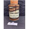 Image 2 : Woodwards Tin Lot. Paper Labels. Varnish