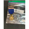 Image 1 : Royal Canadian Legion Pin. Past President Medal on a Blue Ribbon