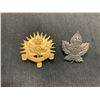 Image 1 : Canadian Military Cap Badge to the 131st and the Westminster Regiment. WWI and WWII