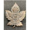 Image 2 : Canadian Military Cap Badge to the 131st and the Westminster Regiment. WWI and WWII