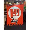 Image 1 : Woodwards $1.49 Day Vintage Sign. Has a Picture on the Back Says Vancouver Street Fair and Carnival 