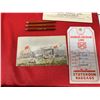 Image 2 : Cruise Ephemera From 1920's Hamburg America Line. +2 Vintage Pencils from the Canard Line