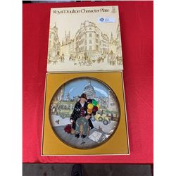 A Royal Doulton Character Plate In Original Box. The Balloon Man