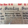 Image 2 : The Sunday Sun. Final Edition. Hitler Dying. The Complete Newspaper. Vancouver BC. April 28 1945