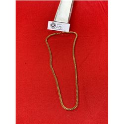 A Nice Quality Heavy Gold Plated Necklace 22   L