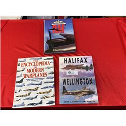 3 Hardcover Books on Military