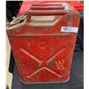 Image 1 : Military Style Gas Tank / Jerry Can 19" H x 13" W x 6" Thick. Red