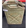 Image 1 : Military Style Water Tank/ Jerry Can for WIllie's Jeep  19" H x 13" W x 6" Thick. Greyish