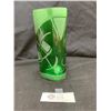 Image 2 : Green Vintage Vase. 7.5" h x 3" W. Very nice Look To it