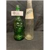 Image 1 : Lucky Buddah Beer Bottle and a Vintage Paper Label Fanta Pop Bottle