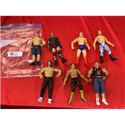 Vintage Wresting Action Figures 7  Tall.