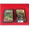 Image 1 : 2 Canvas Prints. Captain America and The Incredible Hulk. Both are 6.5" w x 8.5"H