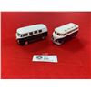 Image 1 : 2 Volkswagen Bus Toys 5" Long