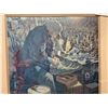 Image 2 : A Large Framed Print of An Old Knife Maker Making Knives. 21" h x 23" w