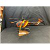 Image 1 : A Custom Wood Model Magnum PI Island Hoppers 500 D Helicopter Awesome Condition. 13" L x 7.5" h