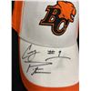 Image 2 : BC Lions Ball Cap Signed Corey Pittman Number 1 Autographed