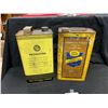 Image 1 : Otis Lubricants Motor Bearing Oil 1 Gallon Plus Marshall Wells Boiled Linseed Oil Cans