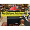 Image 1 : a 68" Long and 12 " Shell Zone Antifreeze Sign. Double Sided Cardboard