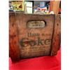 Image 2 : A Vintage Coca Cola Wooden Box with Green Writing 20" x 13" Thick x 10.5" H