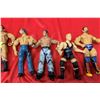 Image 2 : Bag of 7" Tall Vintage Wrestling Action Figures.