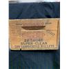 Image 2 : Vintage Whizbang Canadian Industry 22 Shot Dominion Ammunition. Wooden Box