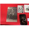 Image 2 : Lot of  6 Antique Photos From Late 1800[s and  WWI Soldiers 10 Photos