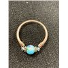 Image 2 : Marked 925 Silver Bracelet and a Marked 925 Silver ring with Blue Stone