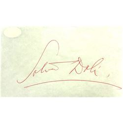 Salvador Dali - Signature  Cut