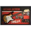 Image 1 : Signed Framed Michael Jackson - Thriller Sunburst Guitar