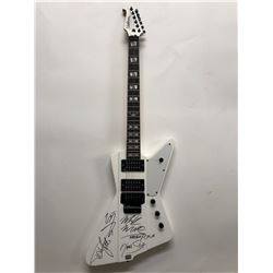 Signed Motley Crue - White Guitar