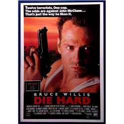 Signed Die Hard Poster