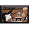 Image 1 : Signed And Framed Stevie Ray Vaughan - Black Guitar