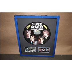 The Beatles Silver Beatled Framed Picture Disk
