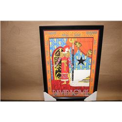 Bob Masse 'David Bowie' Framed Vintage Concert Poster